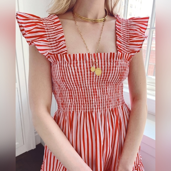 Hill House Ellie Nap Dress- Red Stripe - Picture 4 of 11